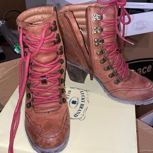 Lucky brand heeled boots